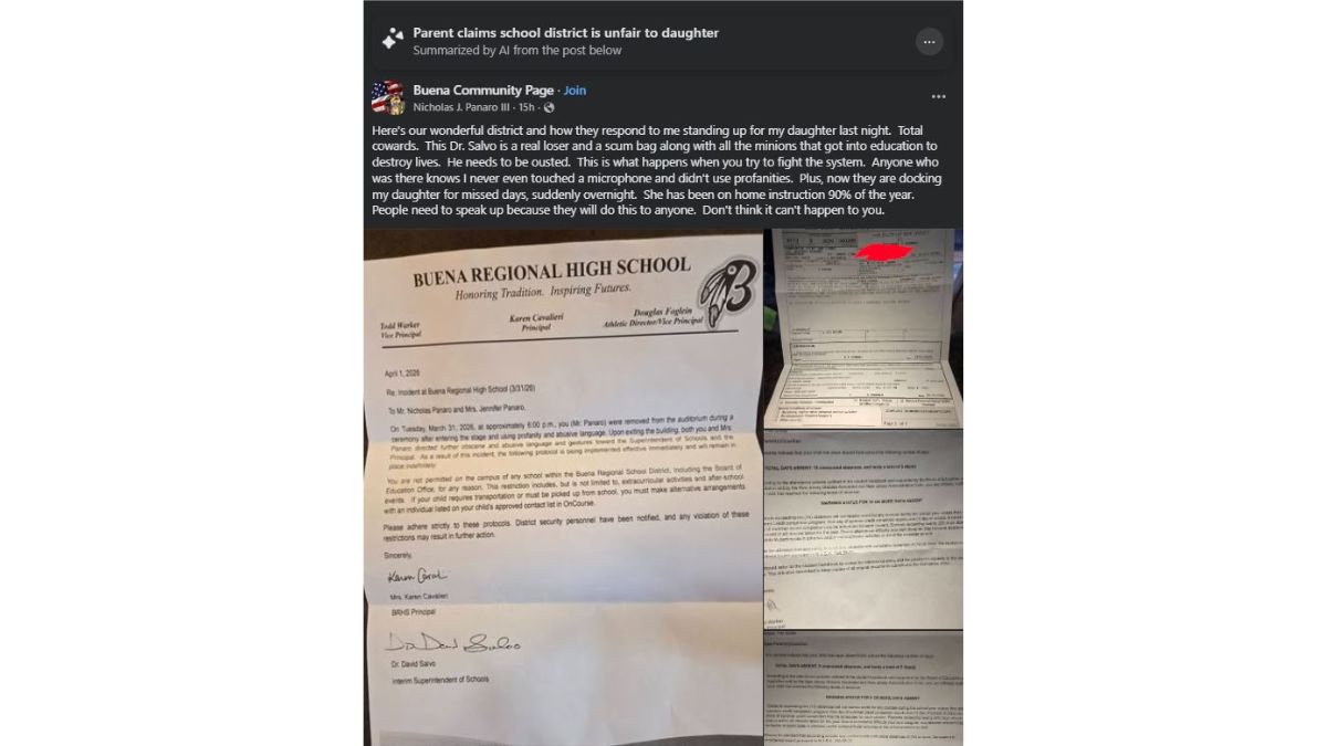Local Father Challenges School District Over Daughter's Attendance Penalties