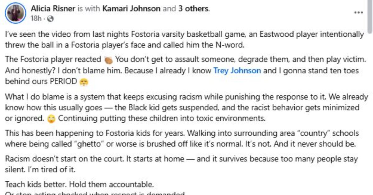 Eastwood HS Player's Offensive Act Sparks Outrage Over Racism in Sports
