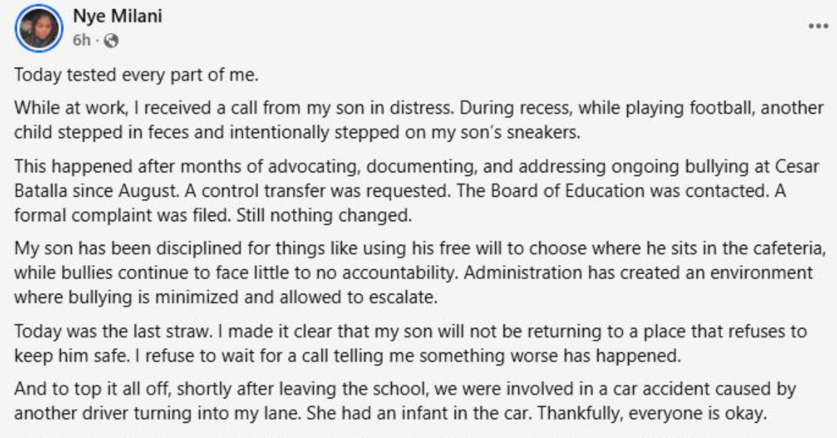 Disturbing Incident at School Sparks Mother's Outrage Over Bullying and Neglect