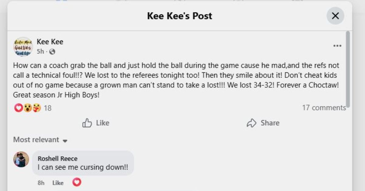 Choctaw Jr. High Team Suffers Heartbreaking 34-32 Defeat Amid Controversial Coaching Incident!