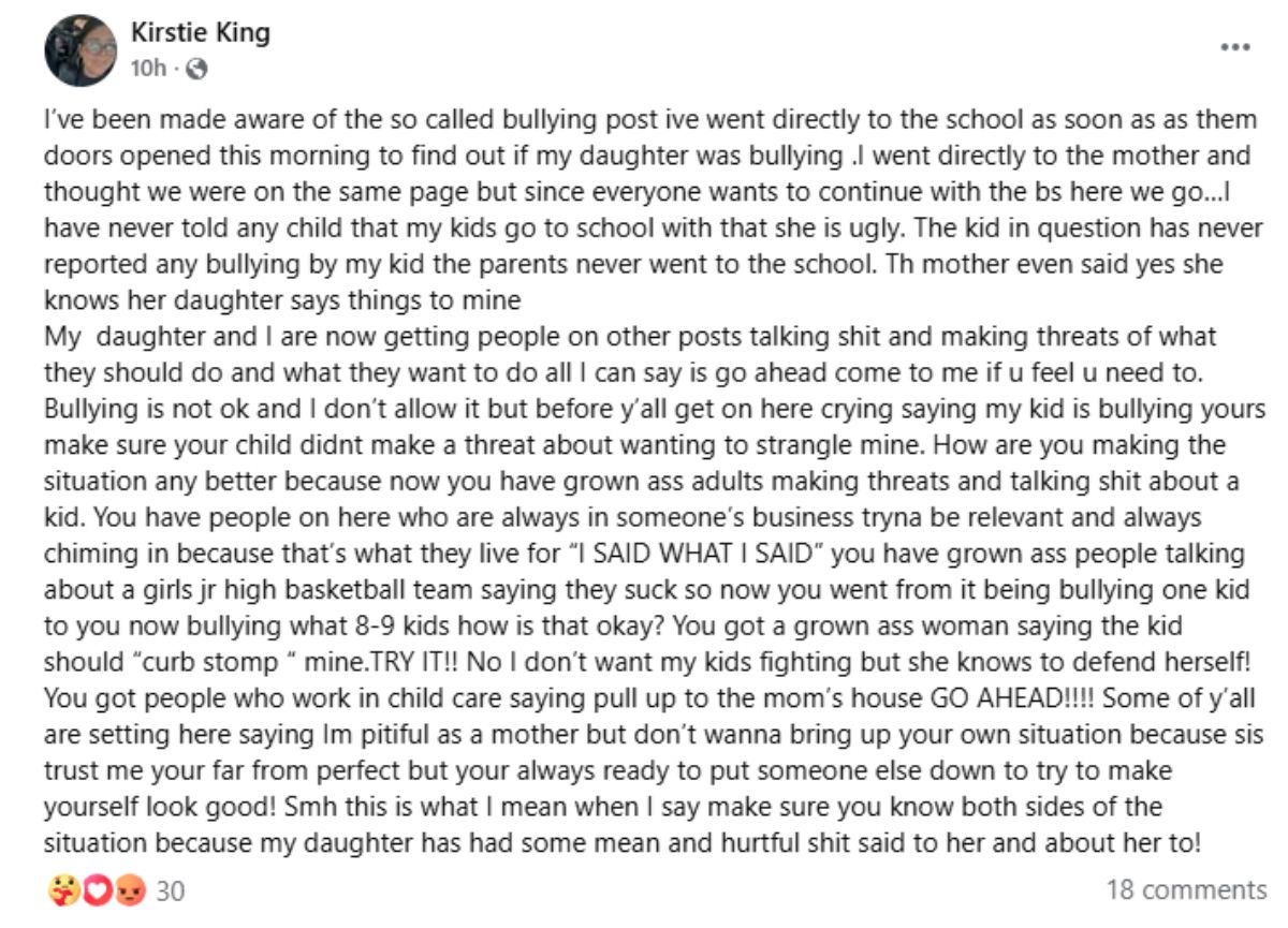 Oklahoma Mother Challenges School and Another Parent Over False Bullying Accusations on Basketball Team Amid Online Threats from Adults