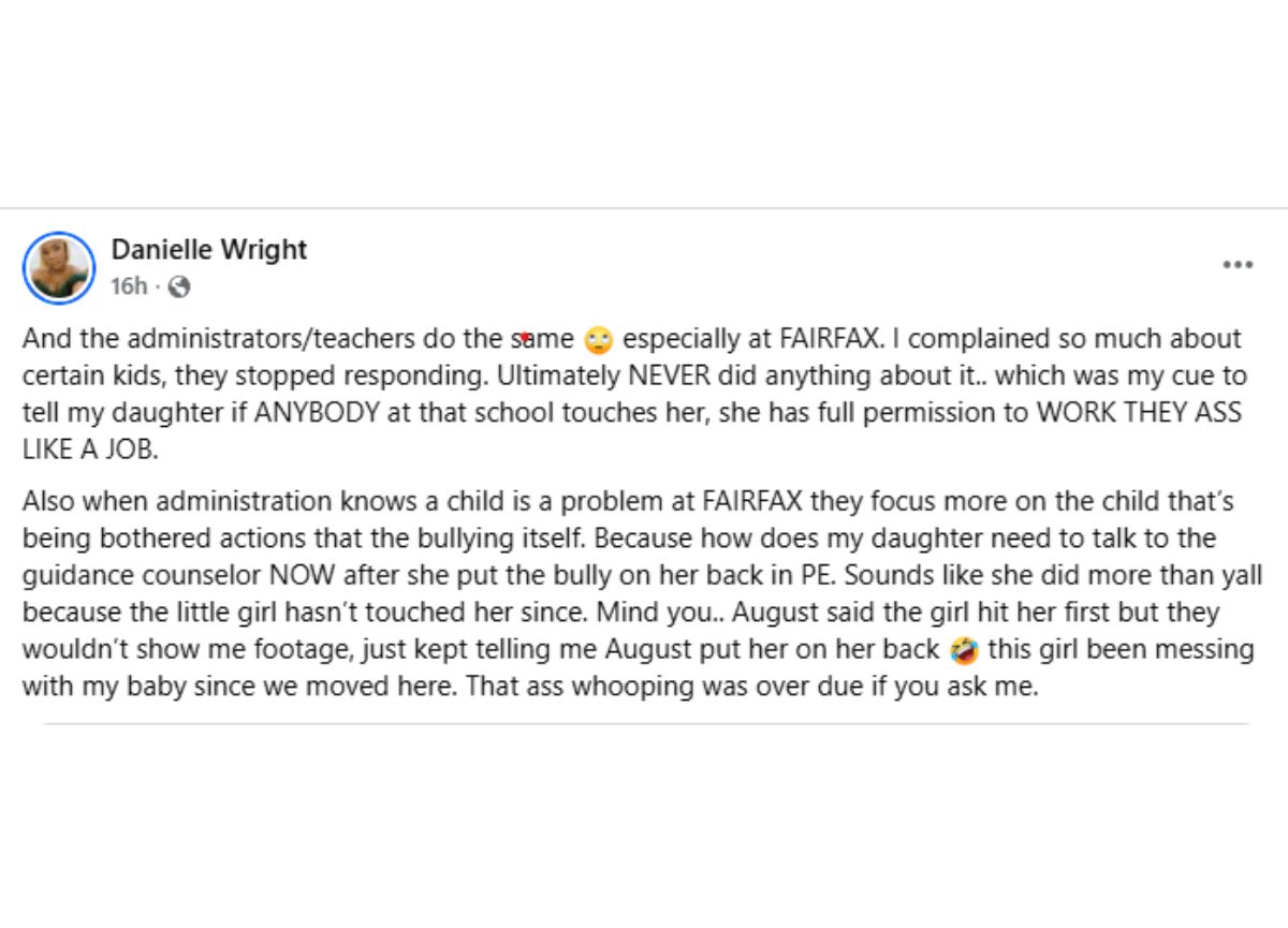 Fairfax Parent Advocates for Self-Defense After School Ignores Bullying Complaints