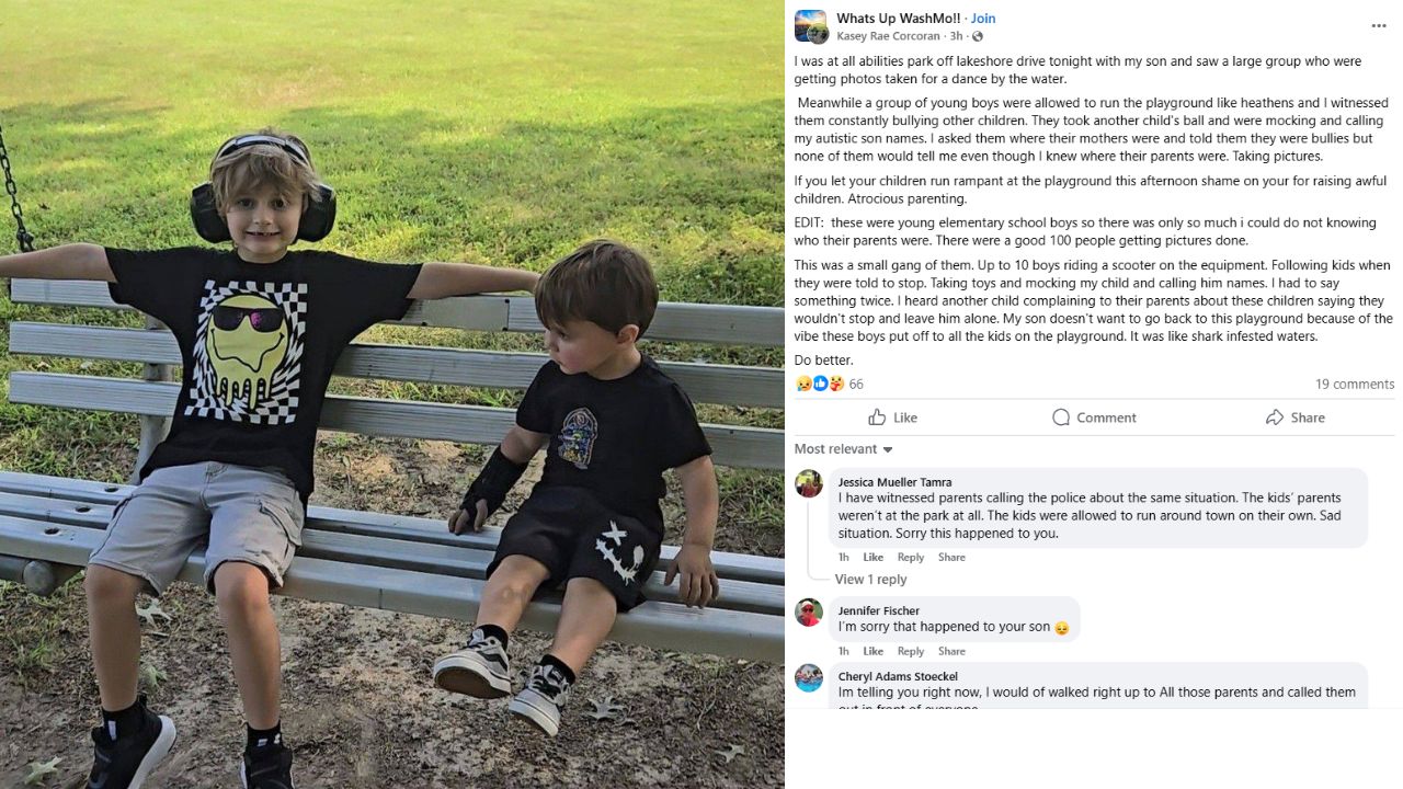 Playground Harassment Incident Sparks Community Outrage in Washington, Missouri